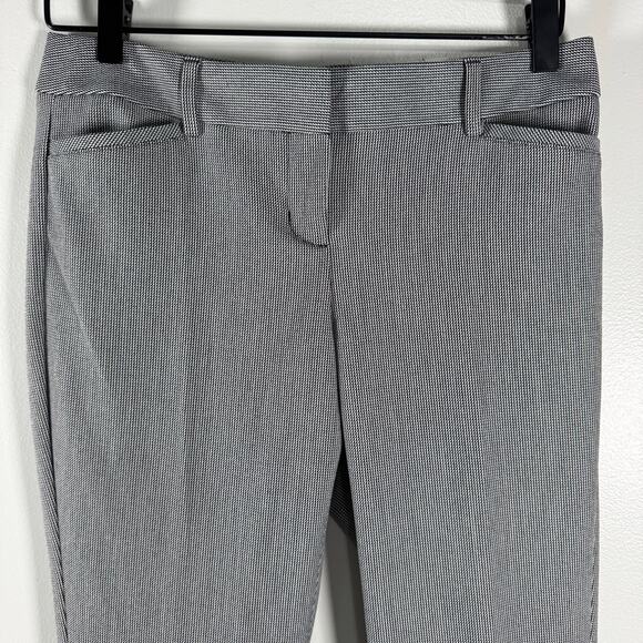 NWT Express Women's Black & White Stretch Mid Rise Bootcut Dress Pant Size 2 - Picture 2 of 11
